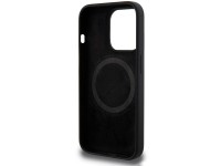 Funda de silicona con diseño BMW M MagSafe para iPhone 15 Pro - negra Funda de silicona con diseño BMW M MagSafe para iPhone 15 Pro - negra