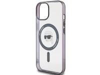 Karl Lagerfeld KLHMP15SHKHNOTK iPhone 15 6.1" transparent hardcase IML Karl`s Head MagSafe Karl Lagerfeld KLHMP15SHKHNOTK iPhone 15 6.1" transparent hardcase IML Karl`s Head MagSafe