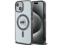 Karl Lagerfeld KLHMP15MHKHNOTK Capa rígida transparente para iPhone 15 Plus 6.7" IML Karl's Head Mag Karl Lagerfeld KLHMP15MHKHNOTK Capa rígida transparente para iPhone 15 Plus 6.7" IML Karl's Head Mag