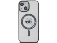 Karl Lagerfeld KLHMP15MHKHNOTK Capa rígida transparente para iPhone 15 Plus 6.7" IML Karl's Head Mag Karl Lagerfeld KLHMP15MHKHNOTK Capa rígida transparente para iPhone 15 Plus 6.7" IML Karl's Head Mag