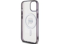 Karl Lagerfeld KLHMP15MHKHNOTK Capa rígida transparente para iPhone 15 Plus 6.7" IML Karl's Head Mag Karl Lagerfeld KLHMP15MHKHNOTK Capa rígida transparente para iPhone 15 Plus 6.7" IML Karl's Head Mag