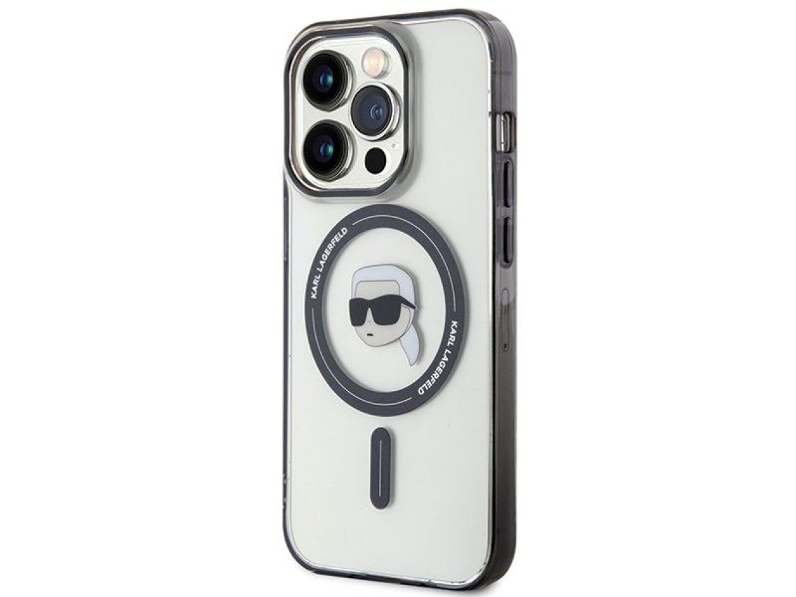 Capa Karl Lagerfeld KLHMP15LHKHNOTK para iPhone 15 Pro - transparente
