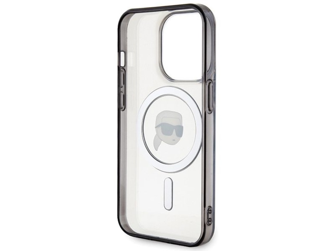 Capa Karl Lagerfeld KLHMP15LHKHNOTK para iPhone 15 Pro - transparente