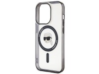 Karl Lagerfeld KLHMP15XHKHNOTK Capa rígida transparente para iPhone 15 Pro Max 6.7" IML Karl's Head Karl Lagerfeld KLHMP15XHKHNOTK Capa rígida transparente para iPhone 15 Pro Max 6.7" IML Karl's Head