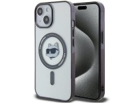 Karl Lagerfeld KLHMP15SHCHNOTK iPhone 15 6.1" transparent hardcase IML Choupette`s Head MagSafe Karl Lagerfeld KLHMP15SHCHNOTK iPhone 15 6.1" transparent hardcase IML Choupette`s Head MagSafe
