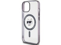 Karl Lagerfeld KLHMP15SHCHNOTK iPhone 15 6.1" transparent hardcase IML Choupette`s Head MagSafe Karl Lagerfeld KLHMP15SHCHNOTK iPhone 15 6.1" transparent hardcase IML Choupette`s Head MagSafe