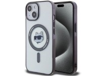 Capa rígida transparente Karl Lagerfeld KLHMP15MHCHNOTK para iPhone 15 Plus de 6,7" com estampa IML Capa rígida transparente Karl Lagerfeld KLHMP15MHCHNOTK para iPhone 15 Plus de 6,7" com estampa IML