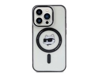 Karl Lagerfeld IML Choupette's Head MagSafe case for iPhone 15 Pro - transparent Karl Lagerfeld IML Choupette's Head MagSafe case for iPhone 15 Pro - transparent