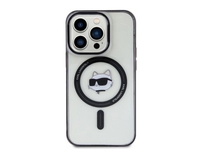 Karl Lagerfeld IML Choupette's Head MagSafe case for iPhone 15 Pro - transparent Karl Lagerfeld IML Choupette's Head MagSafe case for iPhone 15 Pro - transparent