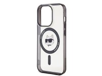 Karl Lagerfeld IML Choupette's Head MagSafe case for iPhone 15 Pro - transparent Karl Lagerfeld IML Choupette's Head MagSafe case for iPhone 15 Pro - transparent