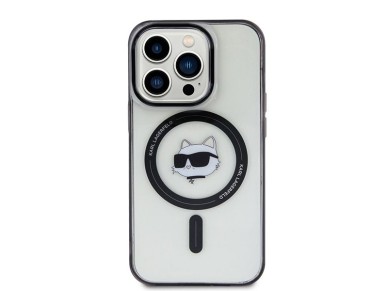Karl Lagerfeld KLHMP15XHCHNOTK iPhone 15 Pro Max 6.7" transparent hardcase IML Choupette`s Head MagS Karl Lagerfeld KLHMP15XHCHNOTK iPhone 15 Pro Max 6.7" transparent hardcase IML Choupette`s Head MagS