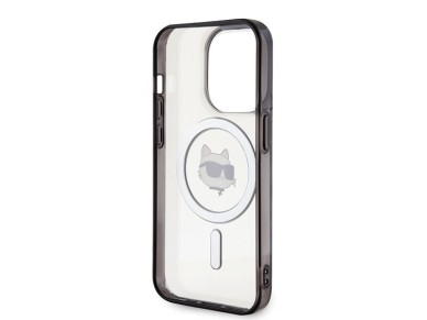 Karl Lagerfeld KLHMP15XHCHNOTK iPhone 15 Pro Max 6.7" transparent hardcase IML Choupette`s Head MagS Karl Lagerfeld KLHMP15XHCHNOTK iPhone 15 Pro Max 6.7" transparent hardcase IML Choupette`s Head MagS