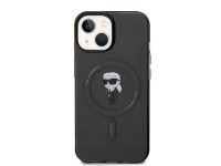 Capa Karl Lagerfeld IML Ikonik MagSafe para iPhone 15 - preta Capa Karl Lagerfeld IML Ikonik MagSafe para iPhone 15 - preta
