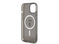Capa Karl Lagerfeld IML Ikonik MagSafe para iPhone 15 - preta Capa Karl Lagerfeld IML Ikonik MagSafe para iPhone 15 - preta