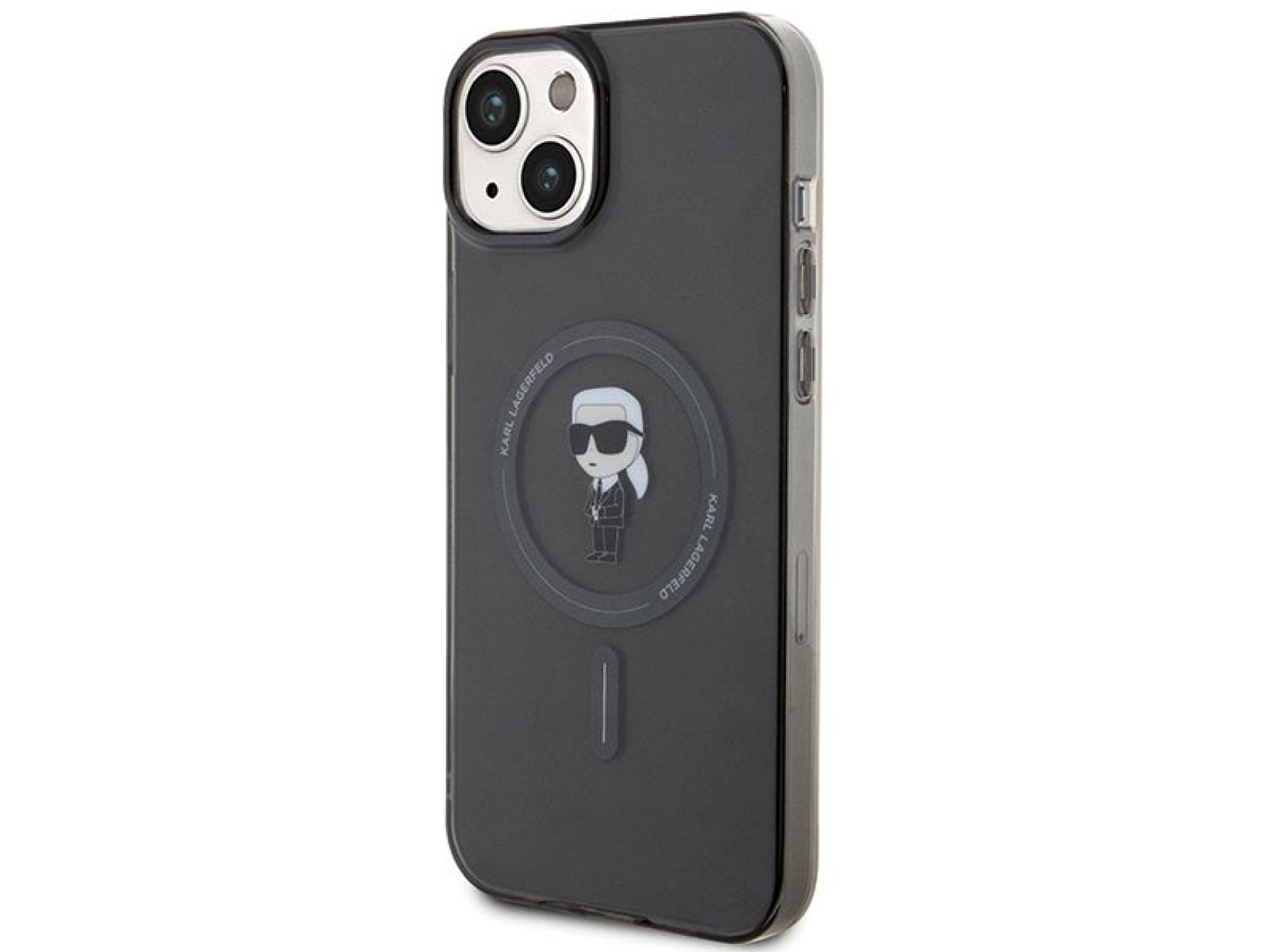 Karl Lagerfeld IML Ikonik MagSafe case for iPhone 15 Plus - black