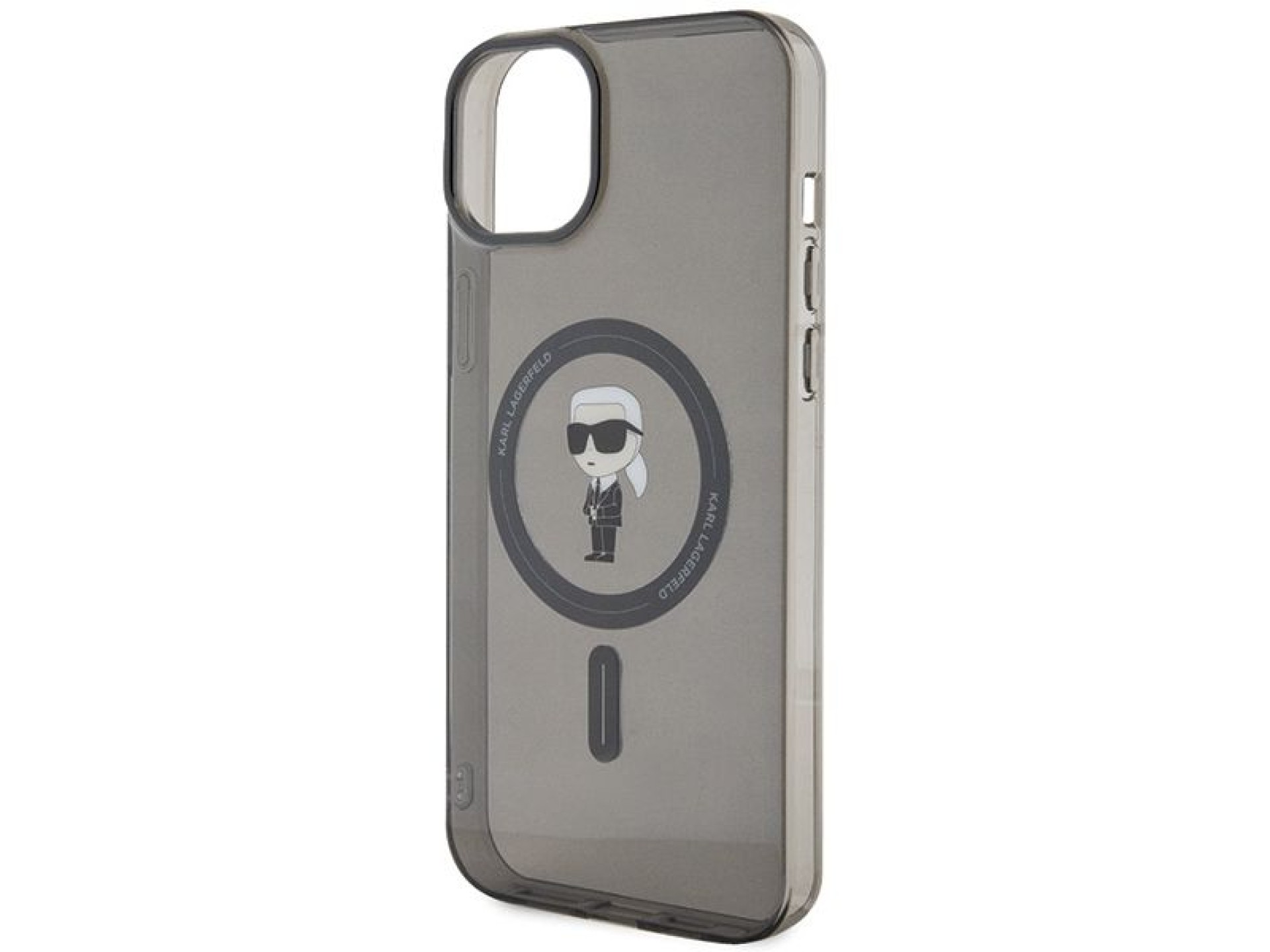 Karl Lagerfeld IML Ikonik MagSafe case for iPhone 15 Plus - black