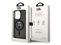 Karl Lagerfeld KLHMP15XHFCKNOK iPhone 15 Pro Max 6.7" negro/negro carcasa rígida IML Ikonik MagSafe Karl Lagerfeld KLHMP15XHFCKNOK iPhone 15 Pro Max 6.7" negro/negro carcasa rígida IML Ikonik MagSafe