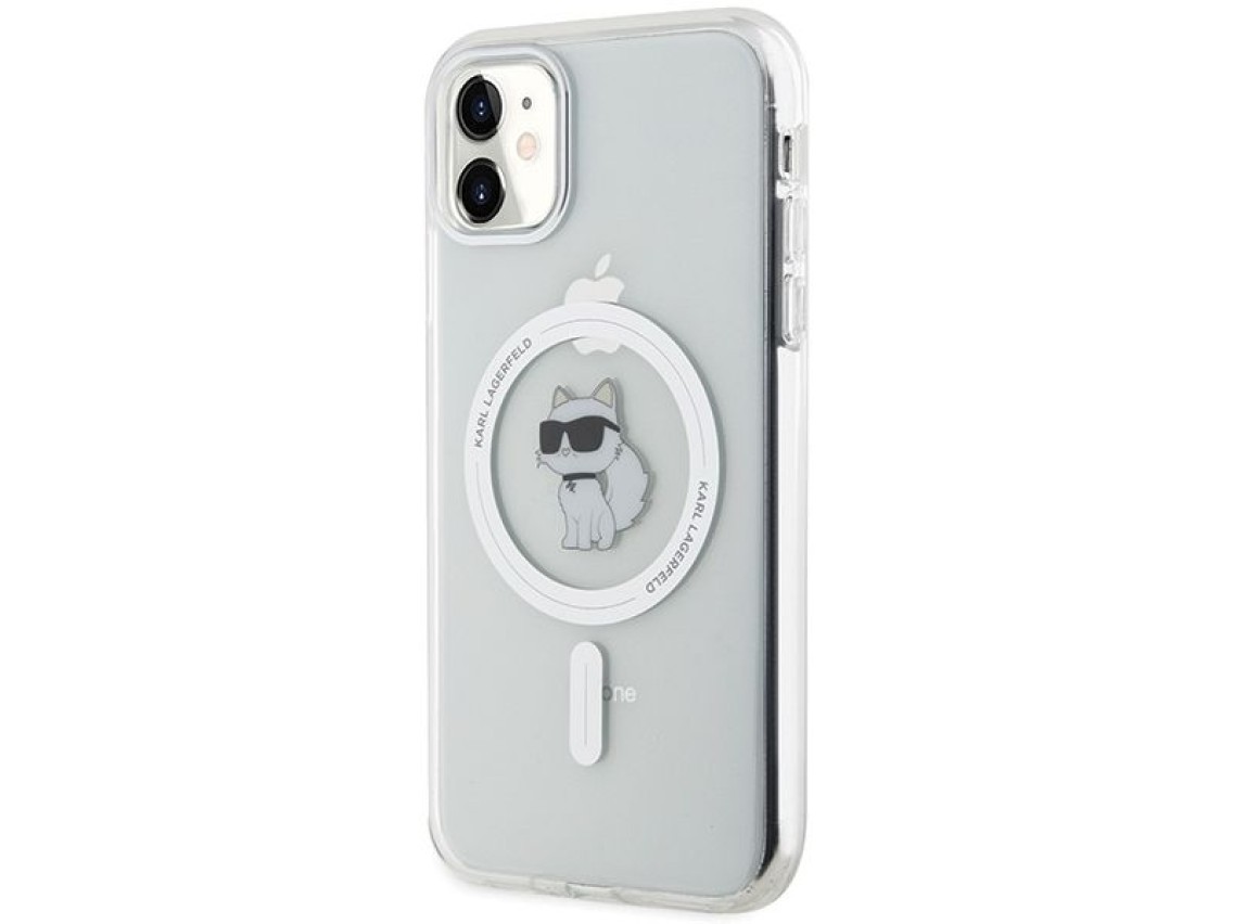 Karl Lagerfeld IML Choupette MagSafe case for iPhone 11 / Xr - transparent