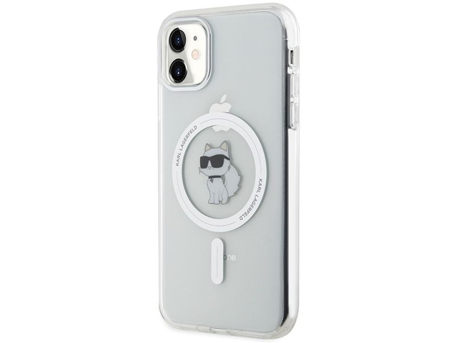 Karl Lagerfeld IML Choupette MagSafe case for iPhone 11 / Xr - transparent
