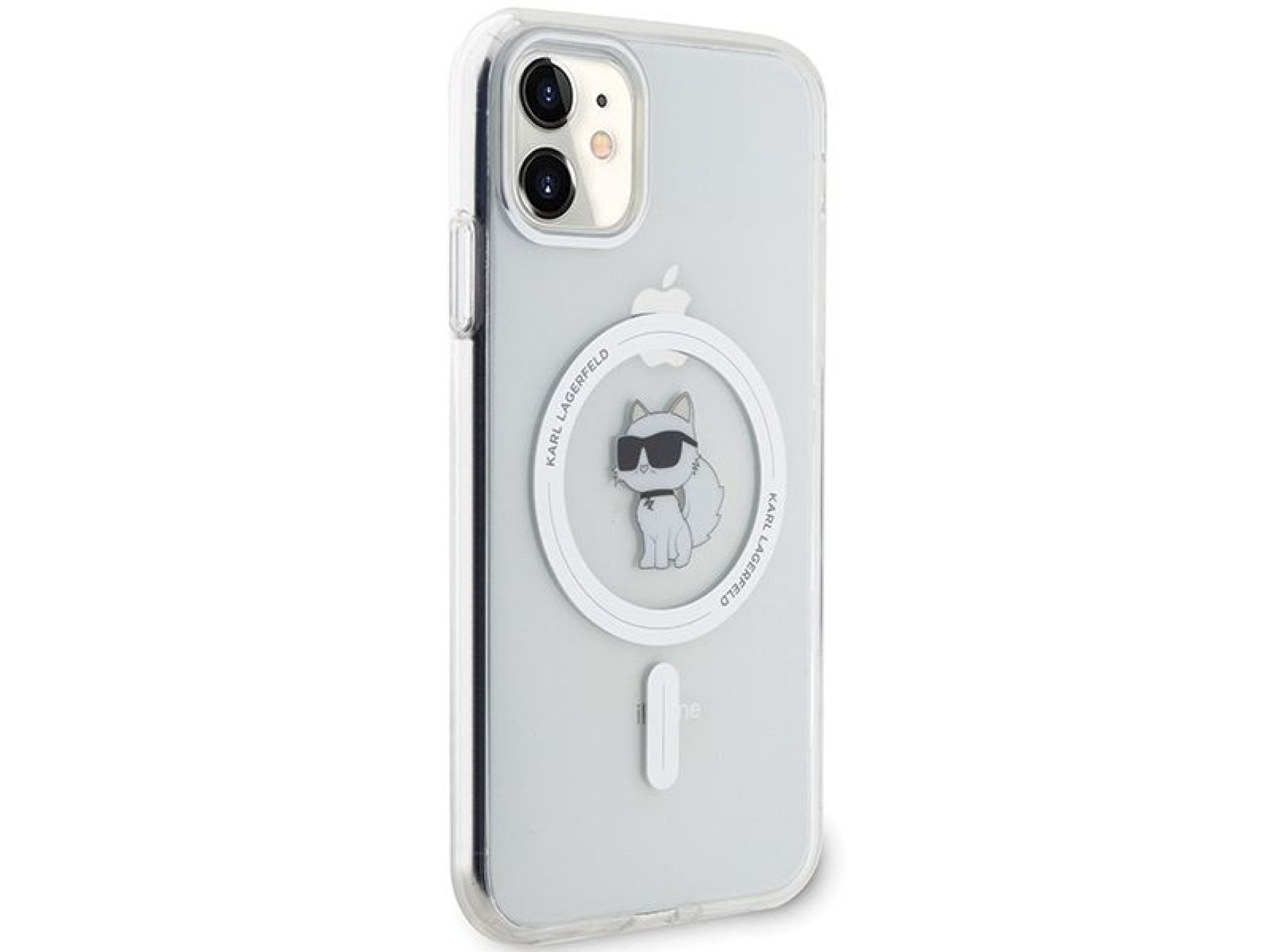 Karl Lagerfeld IML Choupette MagSafe case for iPhone 11 / Xr - transparent