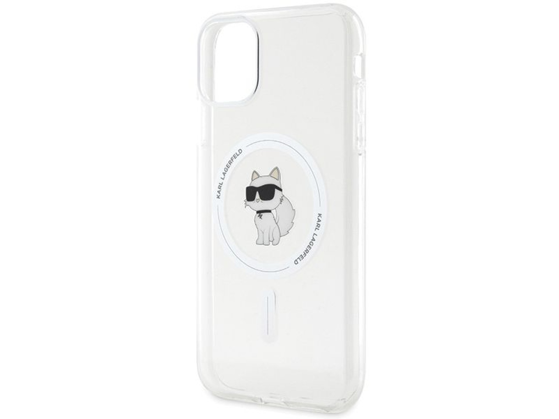 Karl Lagerfeld IML Choupette MagSafe case for iPhone 11 / Xr - transparent