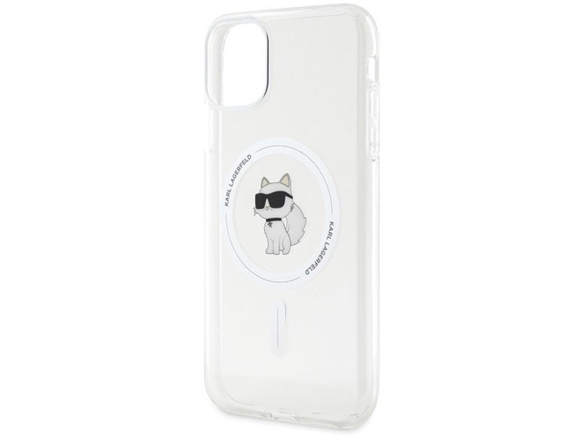 Karl Lagerfeld IML Choupette MagSafe case for iPhone 11 / Xr - transparent