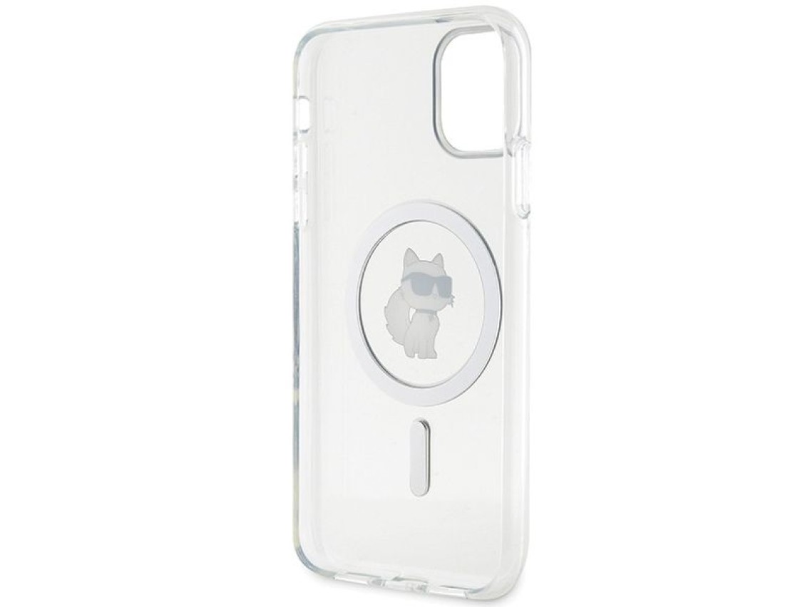 Karl Lagerfeld IML Choupette MagSafe case for iPhone 11 / Xr - transparent