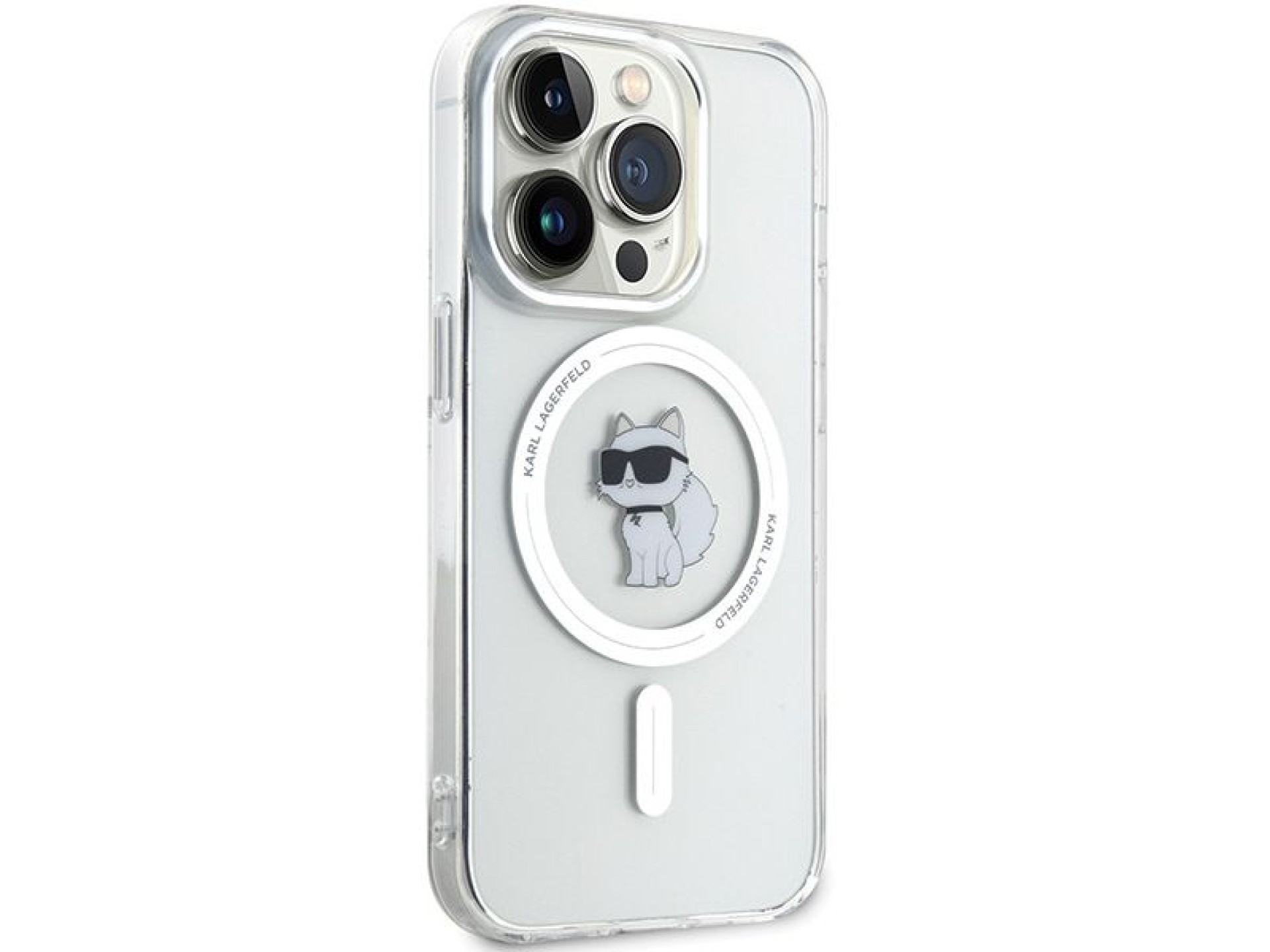 Karl Lagerfeld IML Choupette MagSafe case for iPhone 13 Pro Max - transparent