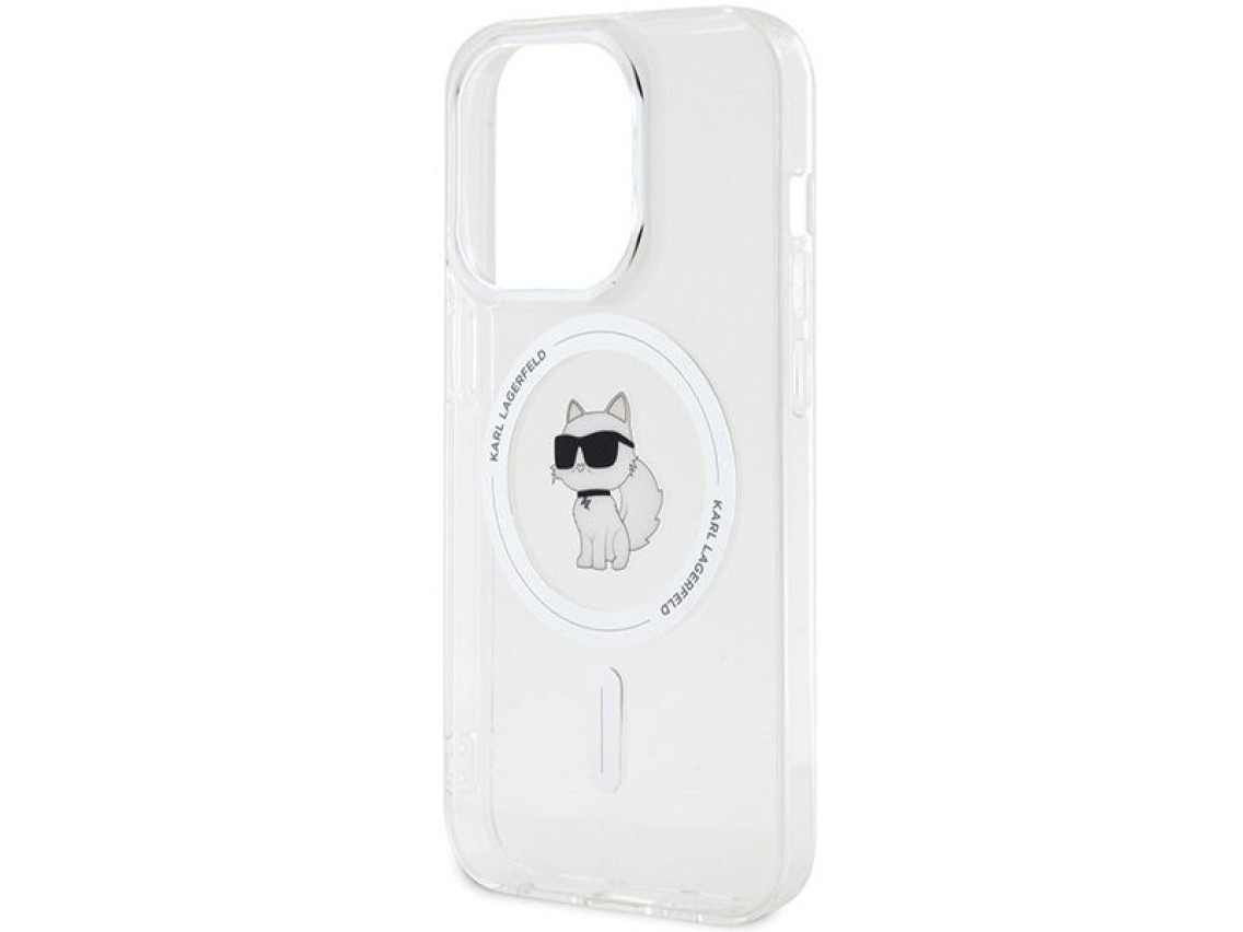 Funda Karl Lagerfeld IML Choupette MagSafe para iPhone 14 Pro - transparente