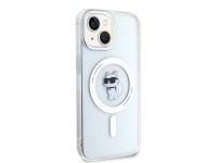 Funda Karl Lagerfeld IML Choupette MagSafe para iPhone 15 - transparente Funda Karl Lagerfeld IML Choupette MagSafe para iPhone 15 - transparente