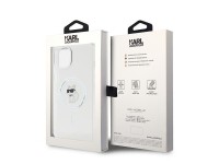 Capa Karl Lagerfeld IML Choupette MagSafe para iPhone 15 Plus - transparente Capa Karl Lagerfeld IML Choupette MagSafe para iPhone 15 Plus - transparente