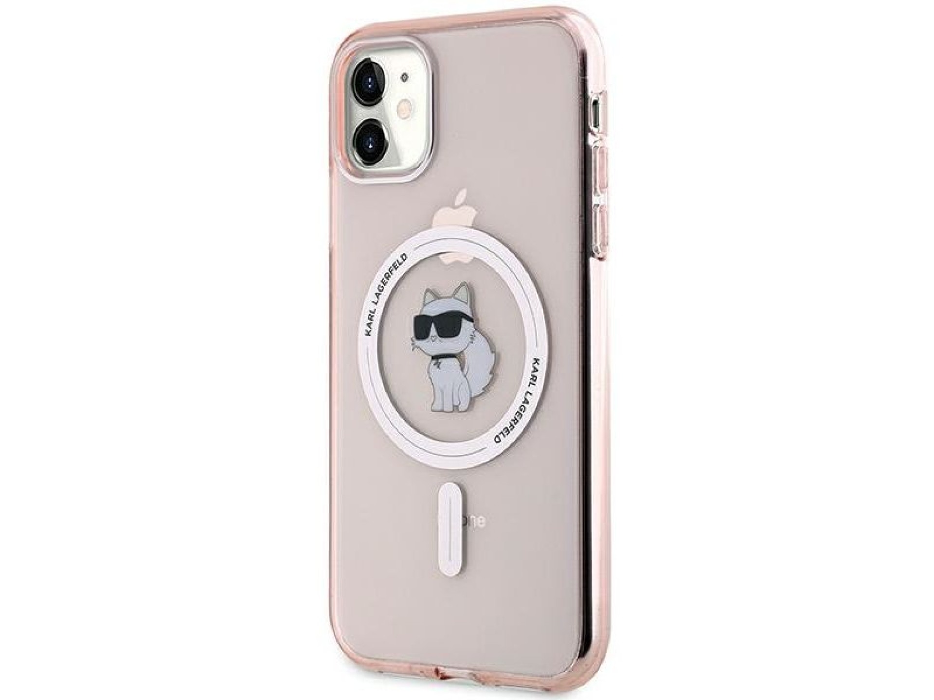 Funda Karl Lagerfeld IML Choupette MagSafe para iPhone 11 / Xr - rosa