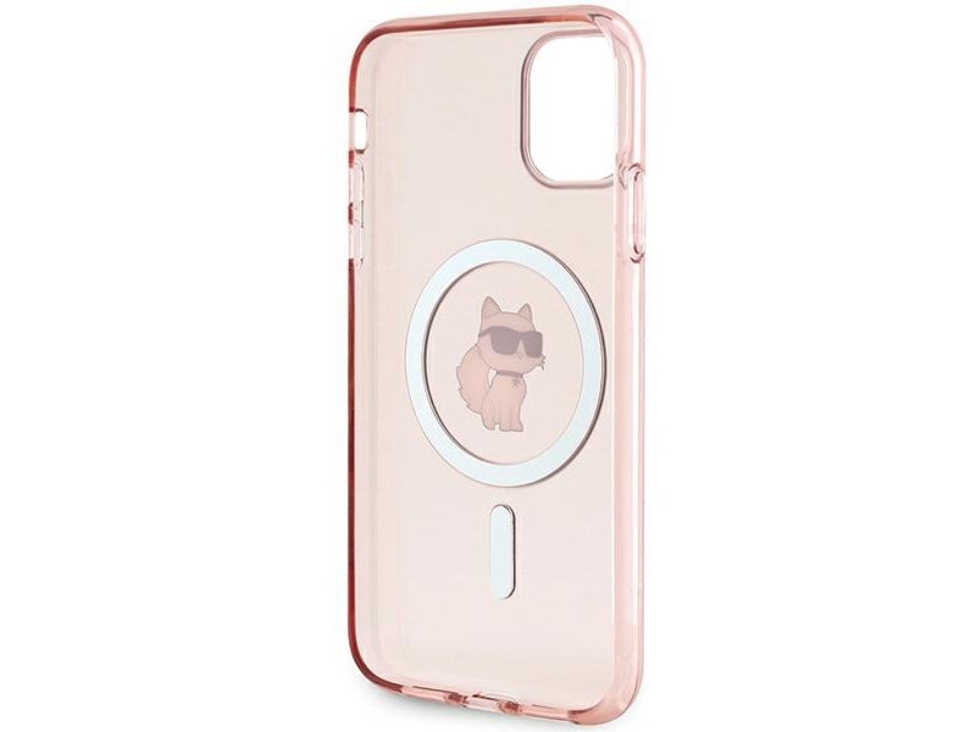 Funda Karl Lagerfeld IML Choupette MagSafe para iPhone 11 / Xr - rosa