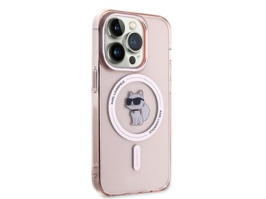 Karl Lagerfeld IML Choupette MagSafe case for iPhone 14 Pro - pink Karl Lagerfeld IML Choupette MagSafe case for iPhone 14 Pro - pink