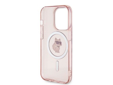 Karl Lagerfeld IML Choupette MagSafe case for iPhone 14 Pro - pink Karl Lagerfeld IML Choupette MagSafe case for iPhone 14 Pro - pink