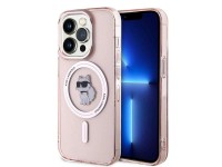 Karl Lagerfeld IML Choupette MagSafe case for iPhone 14 Pro Max - pink Karl Lagerfeld IML Choupette MagSafe case for iPhone 14 Pro Max - pink