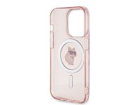 Karl Lagerfeld IML Choupette MagSafe case for iPhone 14 Pro Max - pink Karl Lagerfeld IML Choupette MagSafe case for iPhone 14 Pro Max - pink