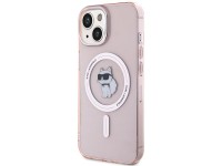 Funda Karl Lagerfeld IML Choupette MagSafe para iPhone 15 - rosa Funda Karl Lagerfeld IML Choupette MagSafe para iPhone 15 - rosa