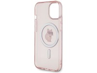 Funda Karl Lagerfeld IML Choupette MagSafe para iPhone 15 - rosa Funda Karl Lagerfeld IML Choupette MagSafe para iPhone 15 - rosa