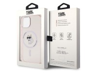 Funda Karl Lagerfeld IML Choupette MagSafe para iPhone 15 - rosa Funda Karl Lagerfeld IML Choupette MagSafe para iPhone 15 - rosa