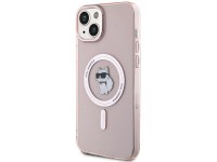 Capa Karl Lagerfeld IML Choupette MagSafe para iPhone 15 Plus - rosa Capa Karl Lagerfeld IML Choupette MagSafe para iPhone 15 Plus - rosa