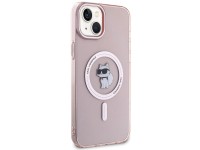 Capa Karl Lagerfeld IML Choupette MagSafe para iPhone 15 Plus - rosa Capa Karl Lagerfeld IML Choupette MagSafe para iPhone 15 Plus - rosa