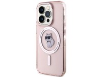 Capa Karl Lagerfeld IML Choupette MagSafe para iPhone 15 Pro Max - rosa Capa Karl Lagerfeld IML Choupette MagSafe para iPhone 15 Pro Max - rosa
