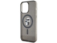 Funda Karl Lagerfeld Karl&Choupette Glitter MagSafe para iPhone 15 Pro Max - negra Funda Karl Lagerfeld Karl&Choupette Glitter MagSafe para iPhone 15 Pro Max - negra