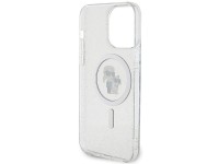 Capa Karl Lagerfeld Karl&Choupette Glitter MagSafe para iPhone 15 Pro Max - transparente Capa Karl Lagerfeld Karl&Choupette Glitter MagSafe para iPhone 15 Pro Max - transparente