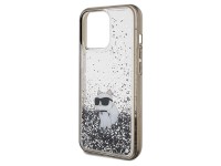 Capa transparente Karl Lagerfeld Liquid Glitter Choupette para iPhone 13 Pro / 13 Capa transparente Karl Lagerfeld Liquid Glitter Choupette para iPhone 13 Pro / 13