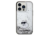 Karl Lagerfeld Liquid Glitter Choupette case for iPhone 14 Pro - transparent Karl Lagerfeld Liquid Glitter Choupette case for iPhone 14 Pro - transparent