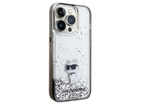 Karl Lagerfeld Liquid Glitter Choupette case for iPhone 14 Pro - transparent Karl Lagerfeld Liquid Glitter Choupette case for iPhone 14 Pro - transparent