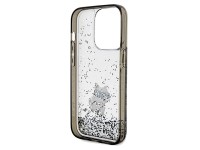 Karl Lagerfeld Liquid Glitter Choupette case for iPhone 14 Pro - transparent Karl Lagerfeld Liquid Glitter Choupette case for iPhone 14 Pro - transparent