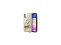 Capa Guess 4G Big Liquid Glitter para iPhone 11 6.1" / Xr - dourada Capa Guess 4G Big Liquid Glitter para iPhone 11 6.1" / Xr - dourada